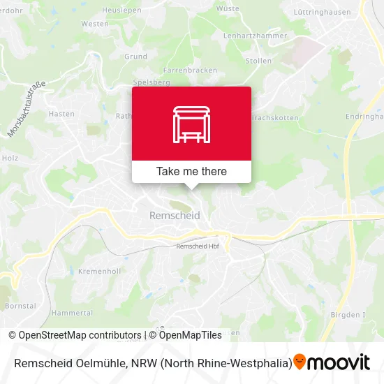 Карта Remscheid Oelmühle