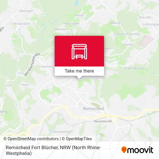 Карта Remscheid Fort Blücher
