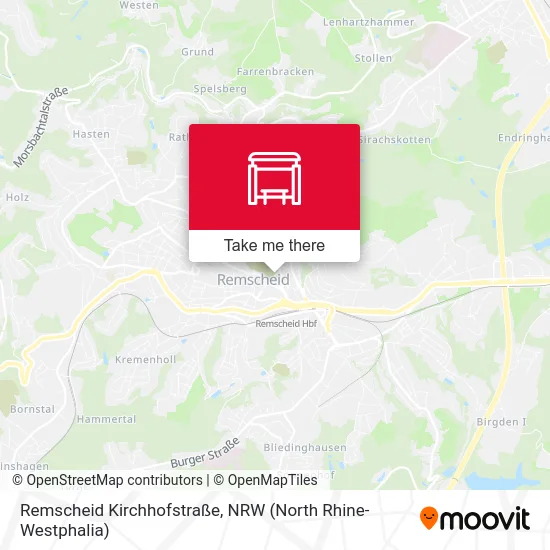 Remscheid Kirchhofstraße map