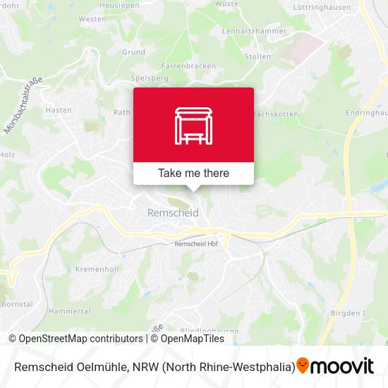 Карта Remscheid Oelmühle