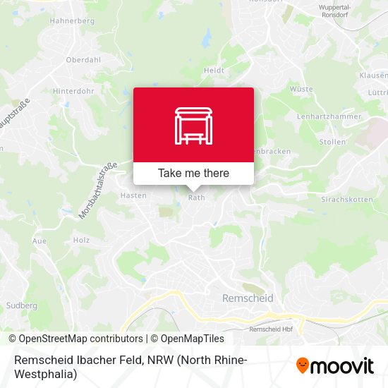 Карта Remscheid Ibacher Feld