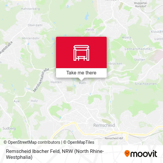 Карта Remscheid Ibacher Feld