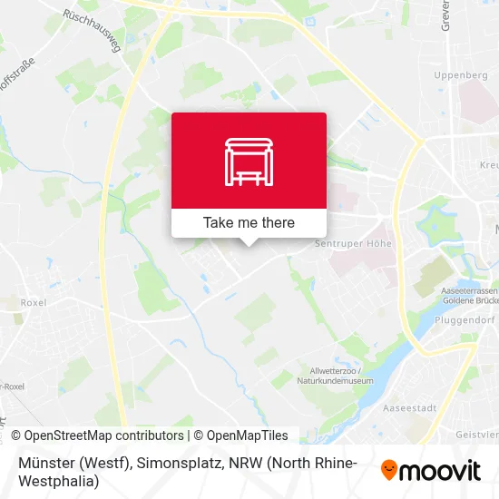 Münster (Westf), Simonsplatz map