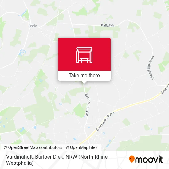 Vardingholt, Burloer Diek map