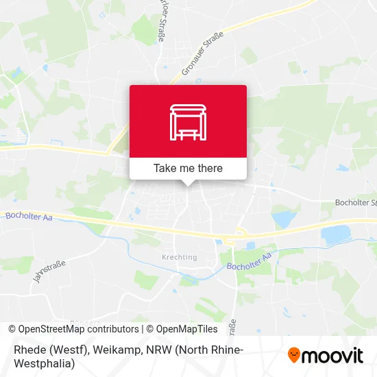 Rhede (Westf), Weikamp map