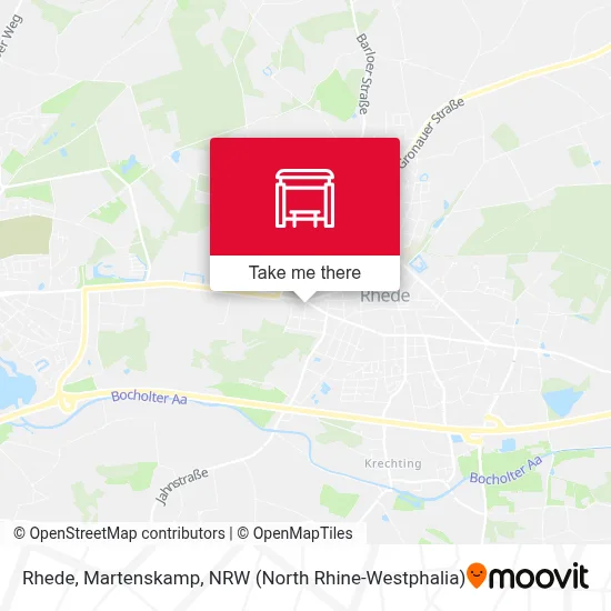 Rhede, Martenskamp map