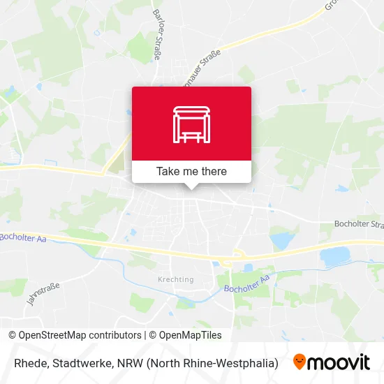 Rhede, Stadtwerke map