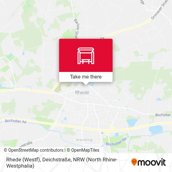 Rhede (Westf), Deichstraße map