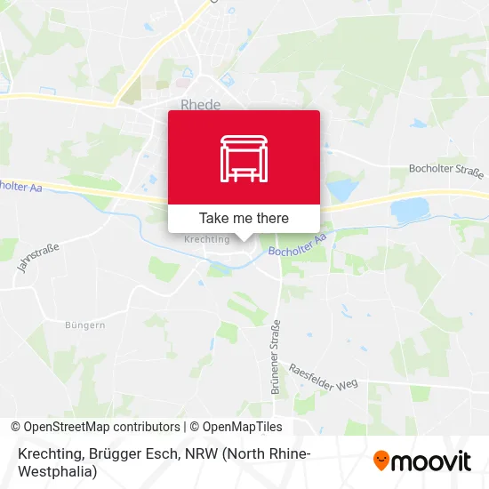 Krechting, Brügger Esch map