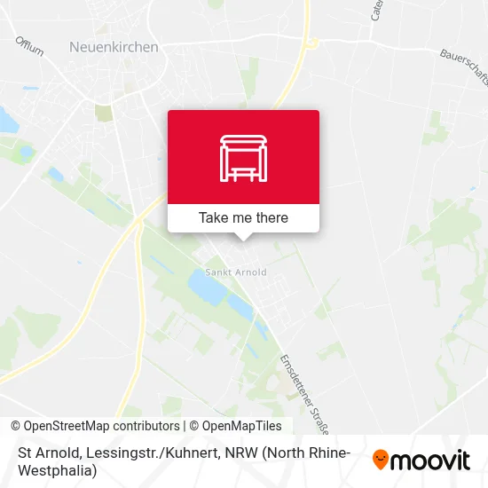 St Arnold, Lessingstr./Kuhnert map