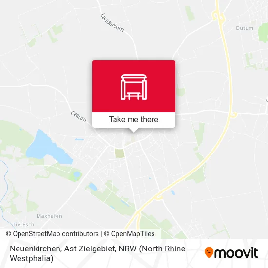 Neuenkirchen, Ast-Zielgebiet map