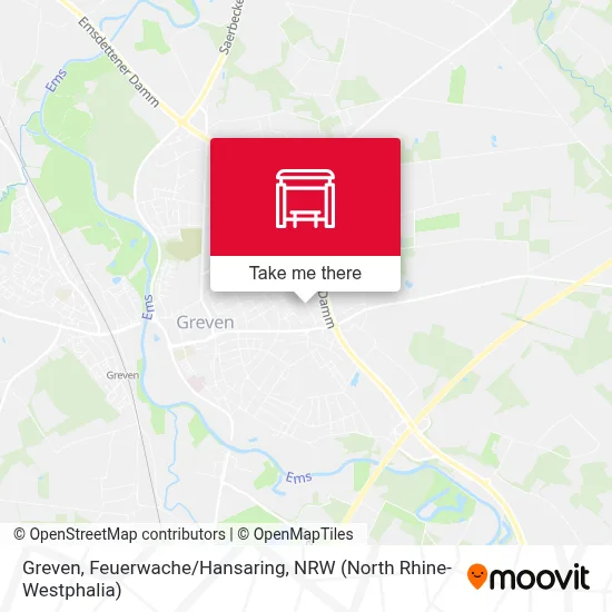 Greven, Feuerwache/Hansaring map