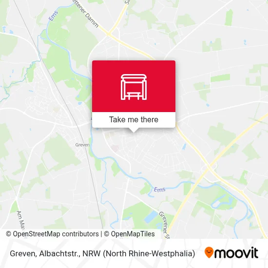 Greven, Albachtstr. map
