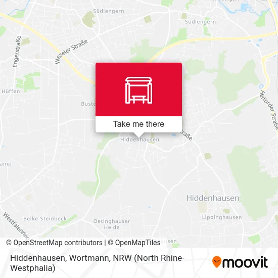 Hiddenhausen, Wortmann map