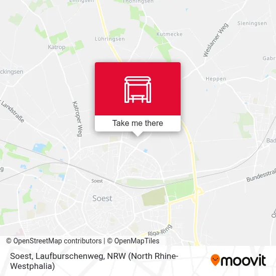 Soest, Laufburschenweg map