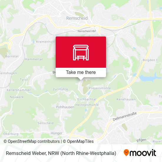 Карта Remscheid Weber
