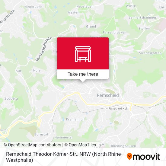 Карта Remscheid Theodor-Körner-Str.