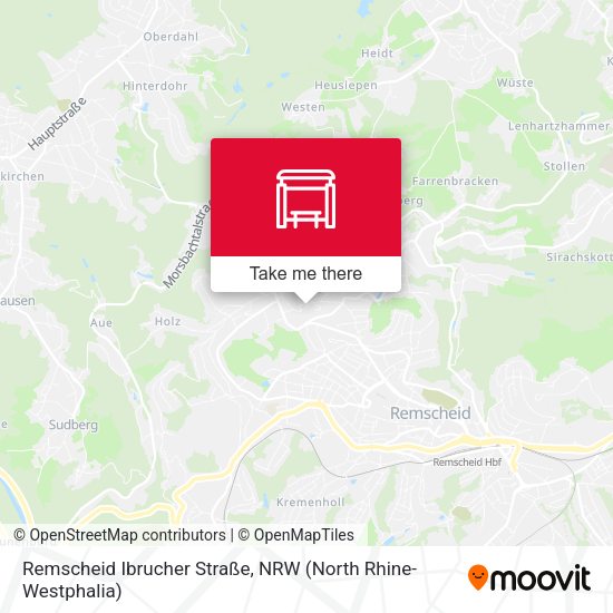 Карта Remscheid Ibrucher Straße