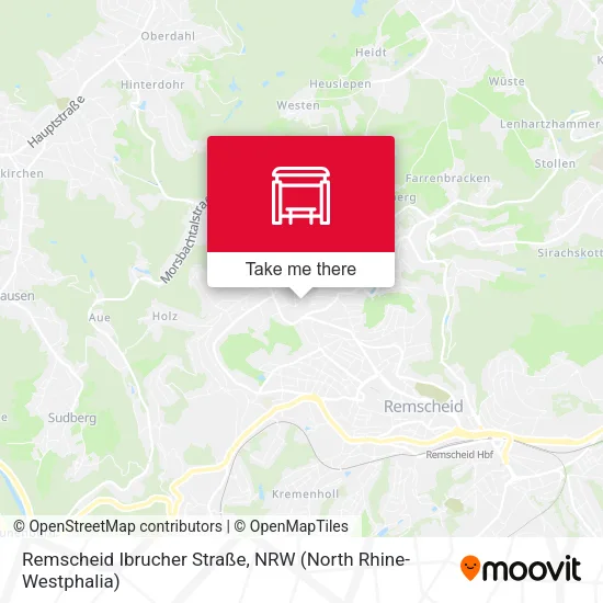Карта Remscheid Ibrucher Straße