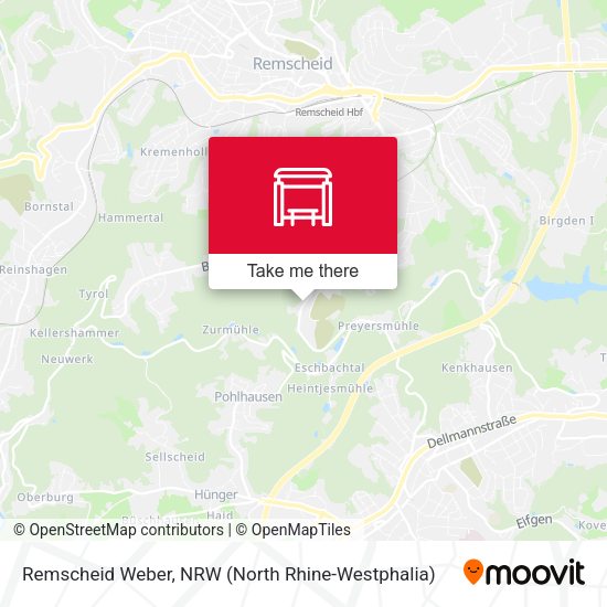 Карта Remscheid Weber