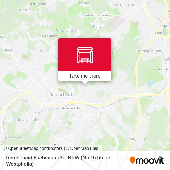 Карта Remscheid Eschenstraße