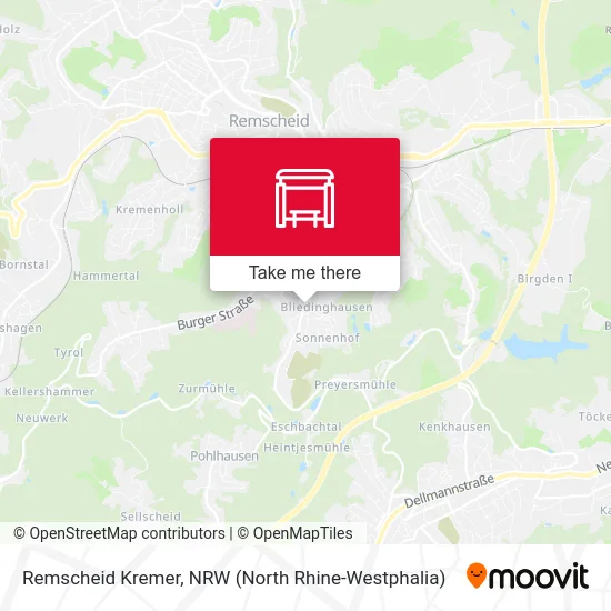 Remscheid Kremer map