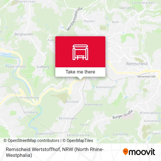 Карта Remscheid Wertstoffhof