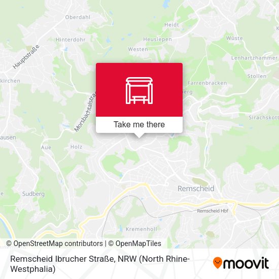 Карта Remscheid Ibrucher Straße