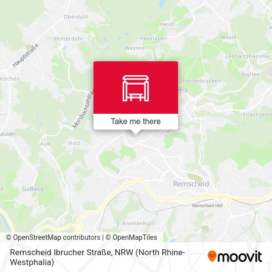 Карта Remscheid Ibrucher Straße