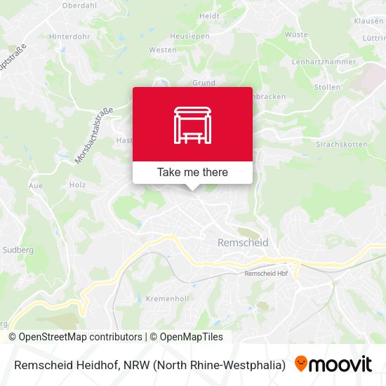 Карта Remscheid Heidhof