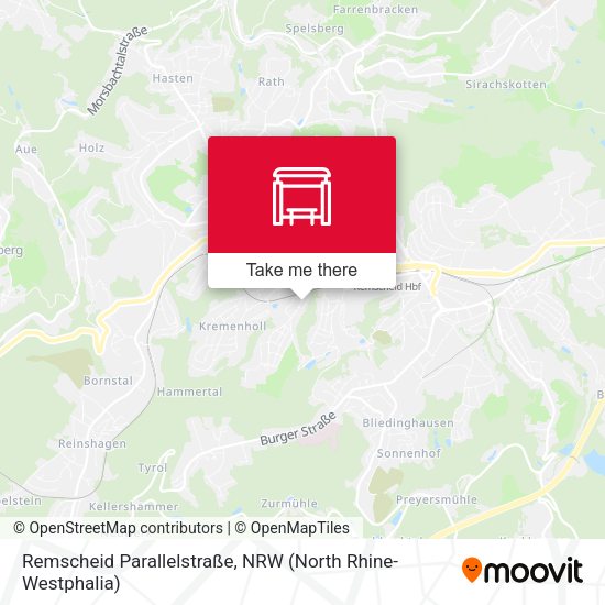 Карта Remscheid Parallelstraße