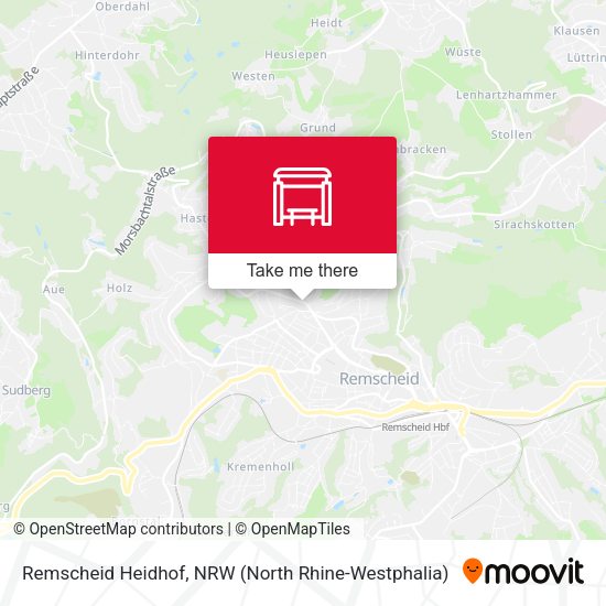 Карта Remscheid Heidhof