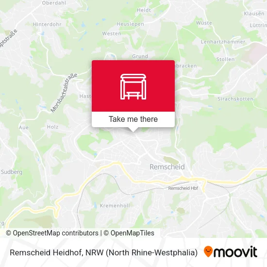 Карта Remscheid Heidhof