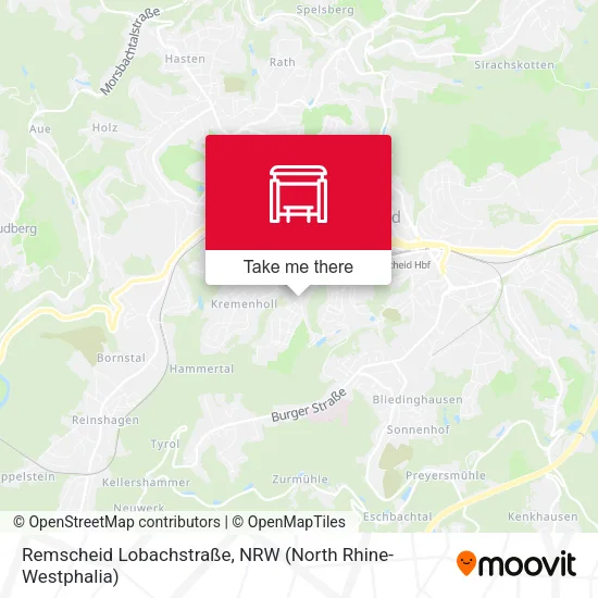 Карта Remscheid Lobachstraße