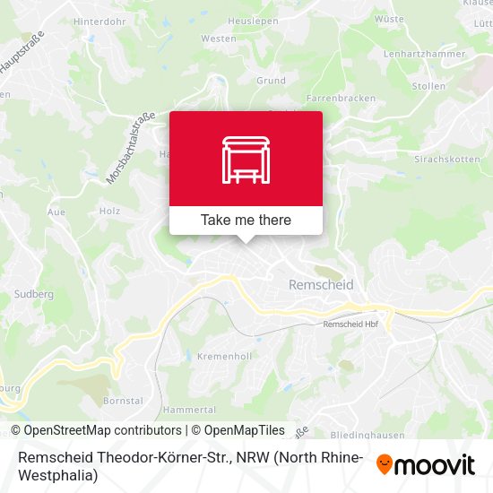 Карта Remscheid Theodor-Körner-Str.