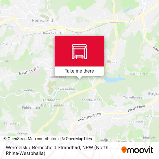 Карта Wermelsk./ Remscheid Strandbad