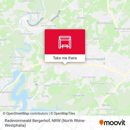 Карта Radevormwald Bergerhof