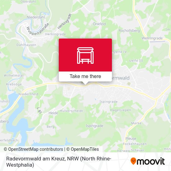 Карта Radevormwald am Kreuz