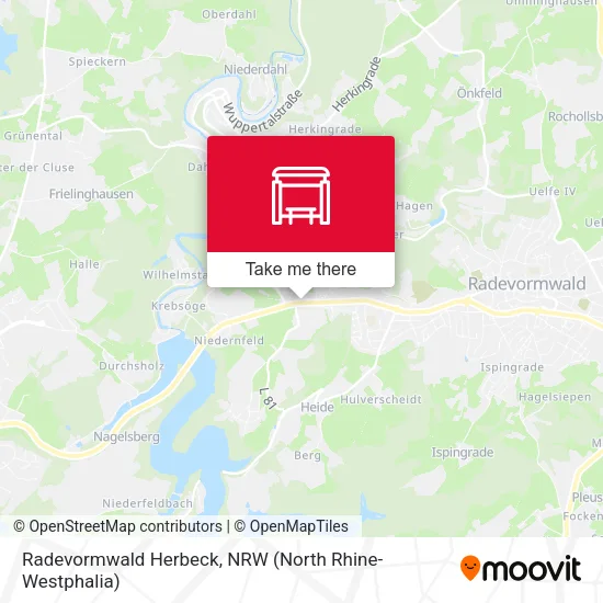 Карта Radevormwald Herbeck