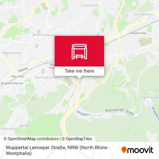 Карта Wuppertal Lenneper Straße