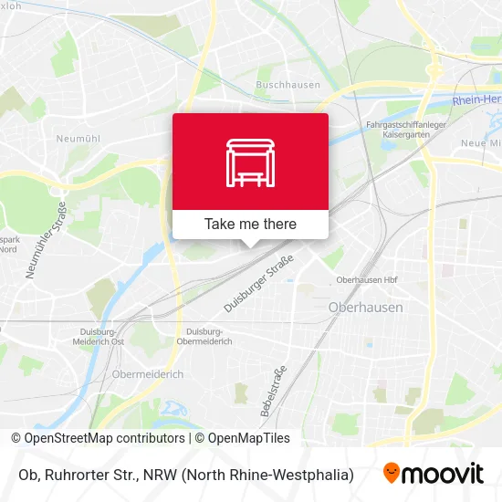 Карта Ob, Ruhrorter Str.
