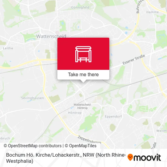 Bochum Hö. Kirche/Lohackerstr. map