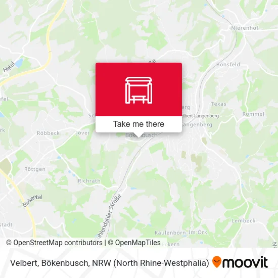 Карта Velbert, Bökenbusch