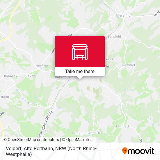 Карта Velbert, Alte Reitbahn
