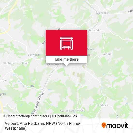Карта Velbert, Alte Reitbahn