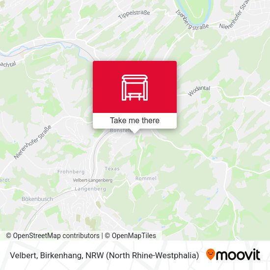 Карта Velbert, Birkenhang