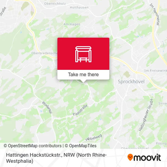 Hattingen Hackstückstr. map