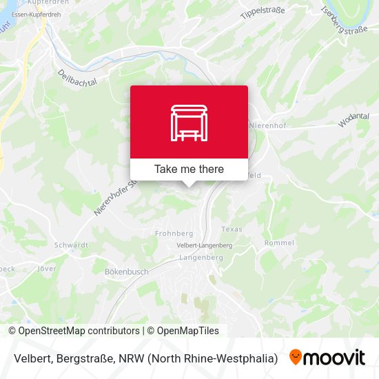 Карта Velbert, Bergstraße
