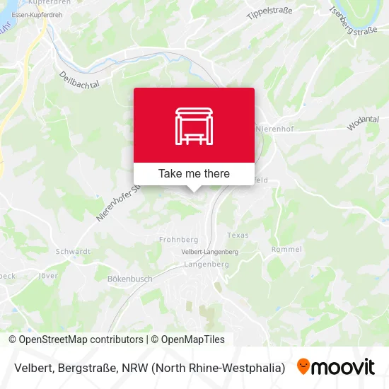 Карта Velbert, Bergstraße