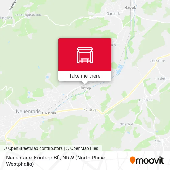 Neuenrade, Küntrop Bf. map